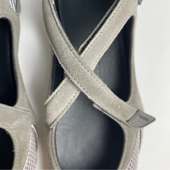 The Attico Floor01 Nomad Ballerina Flat Grey 39 - Picture 6 of 14